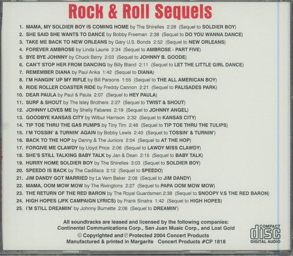 Various : Rock & Roll Sequels (CD, Comp)