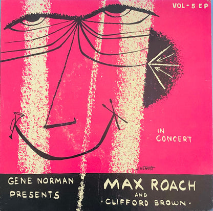 Clifford Brown and Max Roach : Gene Norman Presents - Max Roach And Clifford Brown In Concert Vol-5 Ep (7", EP)