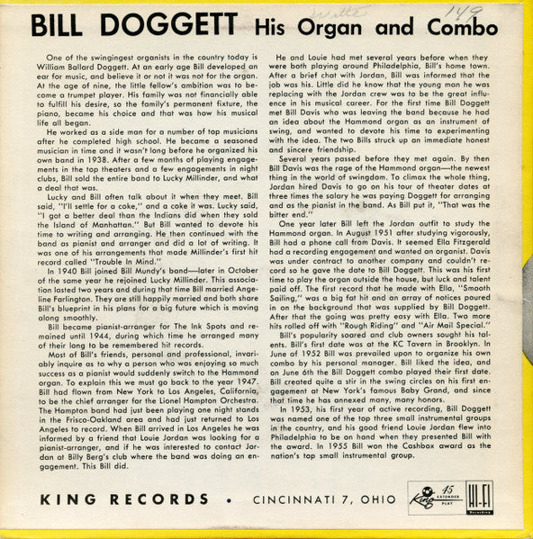 Bill Doggett : Doggett Jumps Vol. 7 (7", EP)