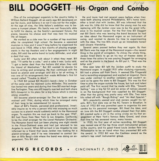 Bill Doggett : Doggett Jumps Vol. 7 (7", EP)