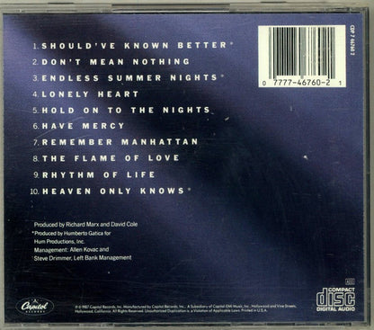 Richard Marx : Richard Marx (CD, Album)