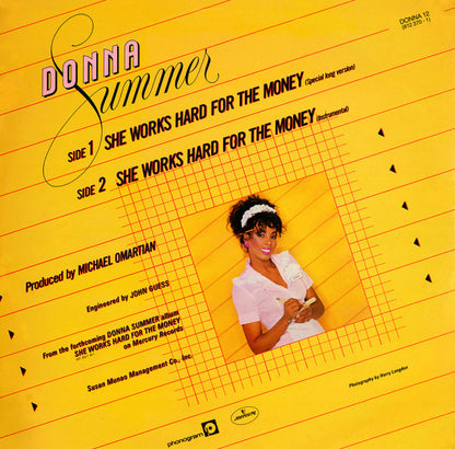 Donna Summer : She Works Hard For The Money (12")