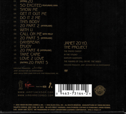 Janet Jackson : 20 Y.O. (CD, Album, Wal + DVD-V, NTSC + Box, S/Edition)