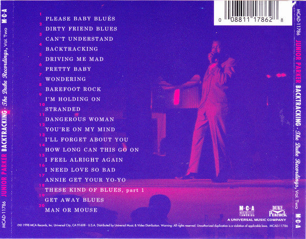 Little Junior Parker : Backtracking: The Duke Recordings, Vol. Two (CD, Comp)