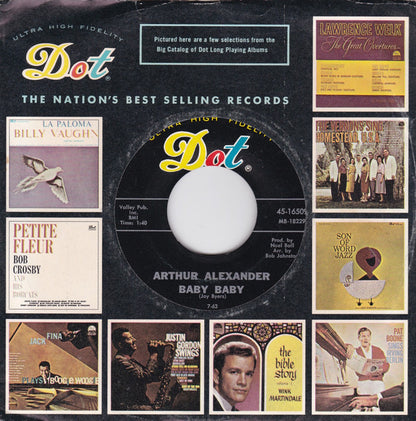 Arthur Alexander : Baby Baby / Pretty Girls Everywhere (7", Single, Mon)