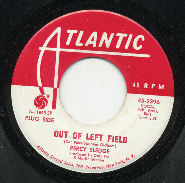 Percy Sledge : Out Of Left Field (7", Single, Promo, SP )