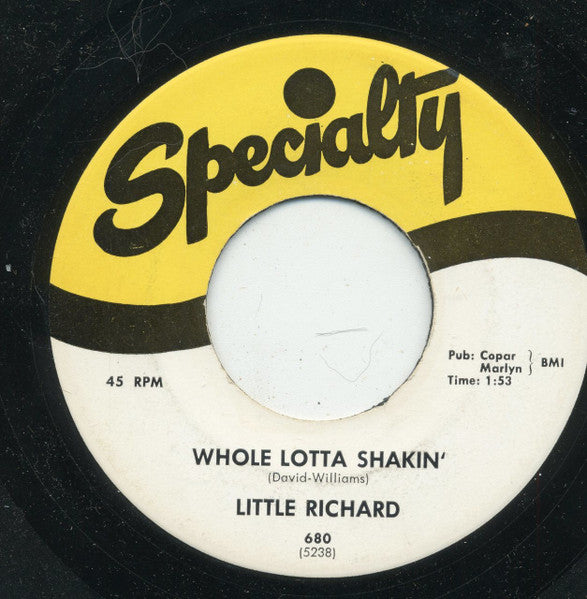 Little Richard : Maybe I'm Right / Whole Lotta Shakin' (7", RE)