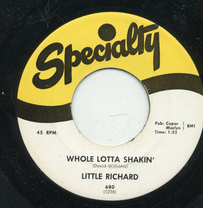 Little Richard : Maybe I'm Right / Whole Lotta Shakin' (7", RE)