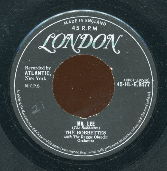The Bobbettes : Mr. Lee (7", Single)