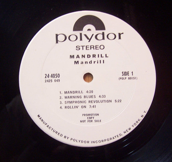 Mandrill : Mandrill (LP, Album, Promo, Gat)