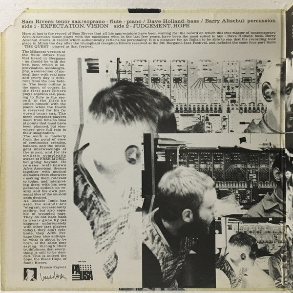 Sam Rivers : The Quest (LP, Album)