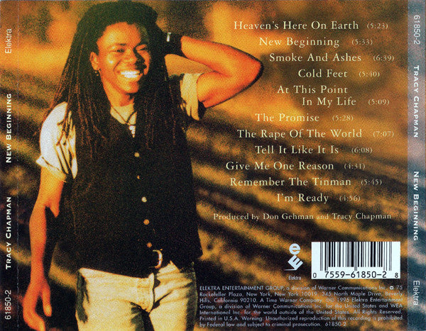 Tracy Chapman : New Beginning (CD, Album, RE, RP, Cin)