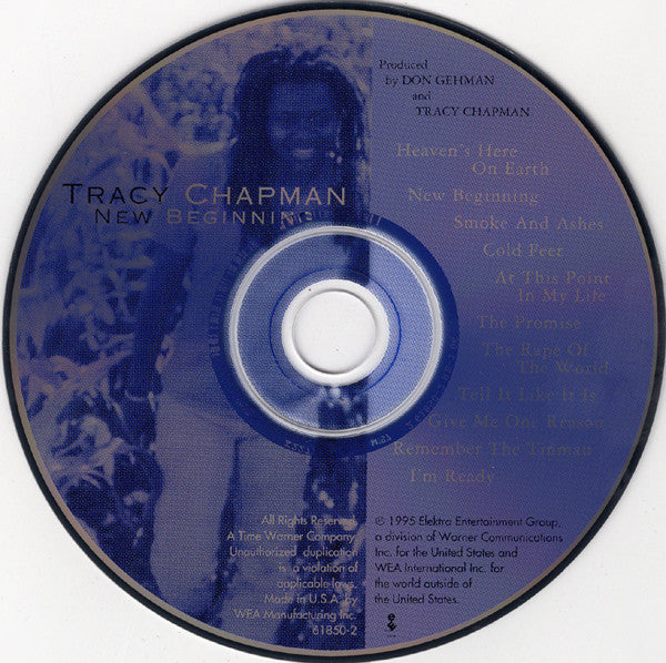 Tracy Chapman : New Beginning (CD, Album, RE, RP, Cin)