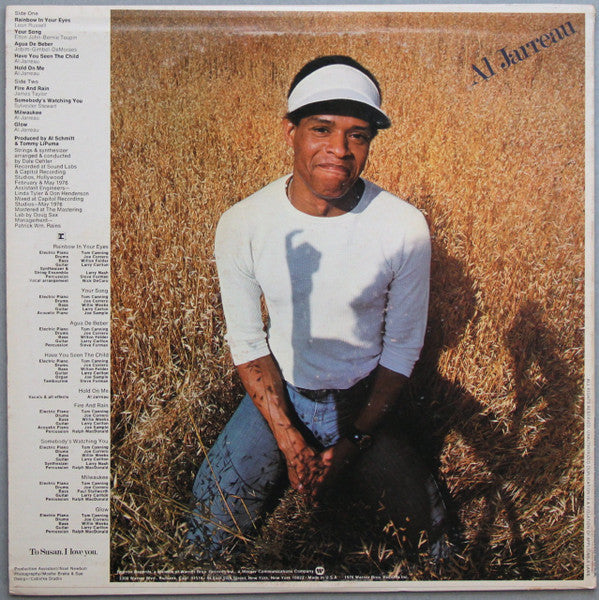Al Jarreau : Glow (LP, Album, Win)