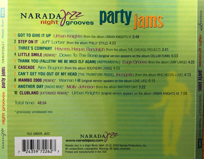 Various : Night Grooves Party Jams (CD, Comp)