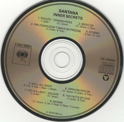 Santana : Inner Secrets (CD, Album, RE, DAD)