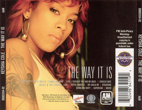 Keyshia Cole : The Way It Is (CD, Album)