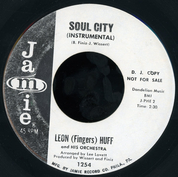 Pervis Herder And Leon Huff : Soul City (7", Single, Promo)