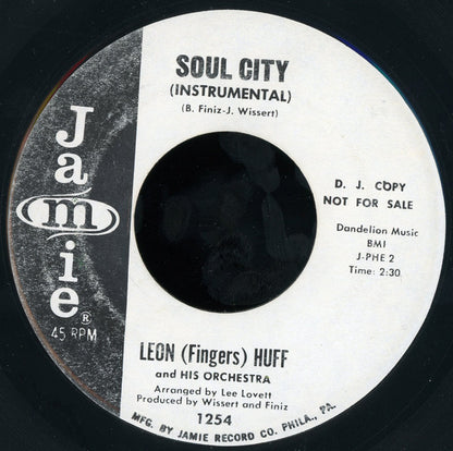 Pervis Herder And Leon Huff : Soul City (7", Single, Promo)