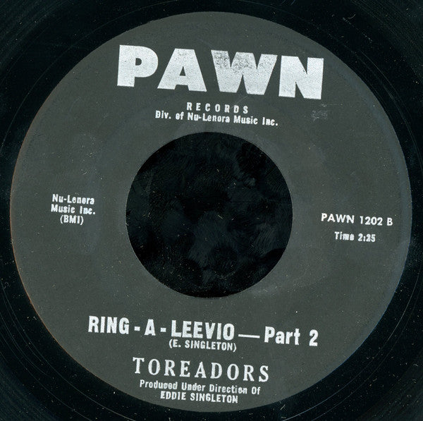 The Toreadors (2) : Ring-A-Leevio (7")