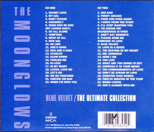 The Moonglows : Blue Velvet / The Ultimate Collection (2xCD, Comp)