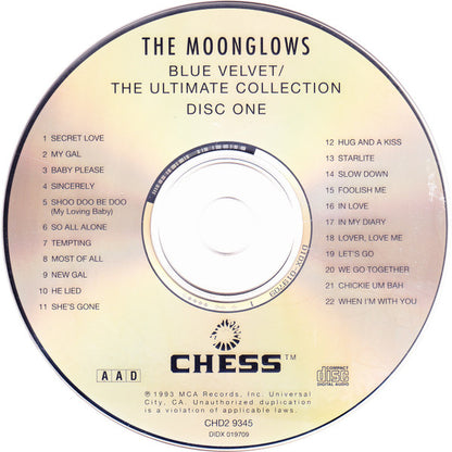 The Moonglows : Blue Velvet / The Ultimate Collection (2xCD, Comp)