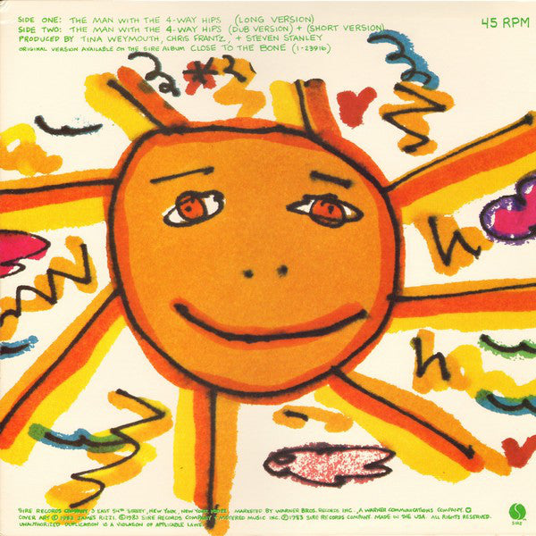 Tom Tom Club : The Man With The 4-Way Hips (12", Single)