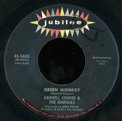 Garnell Cooper & The Kinfolks : Green Monkey (7", Single)