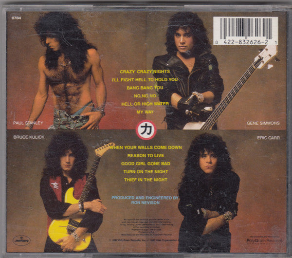 Kiss : Crazy Nights (CD, Album)