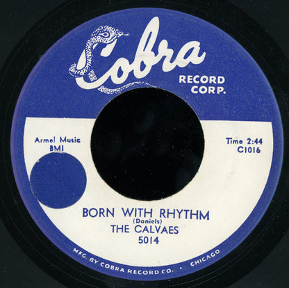 The Calvaes : Born With Rhythm / Lonely Lonely Village (7", Unofficial)