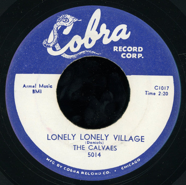 The Calvaes : Born With Rhythm / Lonely Lonely Village (7", Unofficial)