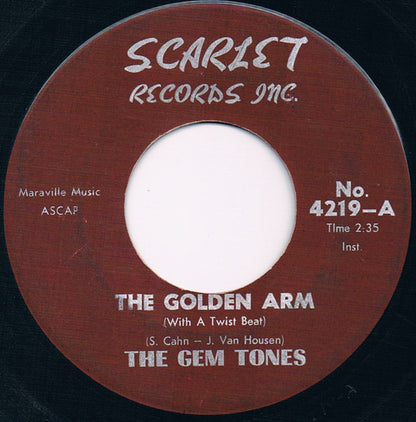The Gem Tones : The Golden Arm (With A Twist Beat) (7")