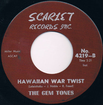 The Gem Tones : The Golden Arm (With A Twist Beat) (7")