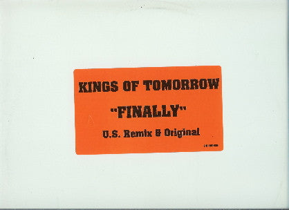 Kings Of Tomorrow : Finally (12", Promo)