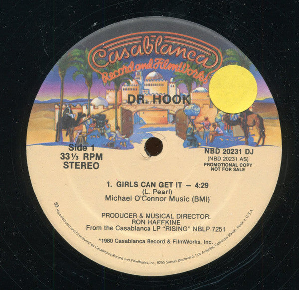 Dr. Hook : Girls Can Get It (12", S/Sided, Promo, 53)