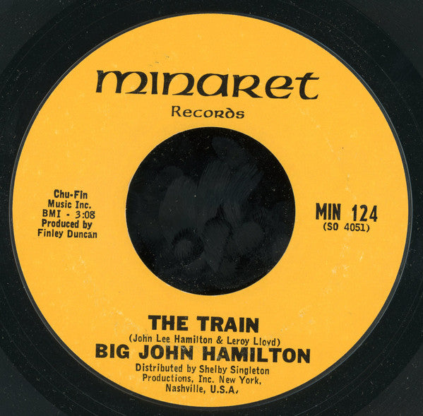 Big John Hamilton : Big Bad John / The Train (7", Single, RP, Styrene)