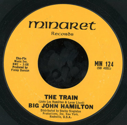 Big John Hamilton : Big Bad John / The Train (7", Single, RP, Styrene)