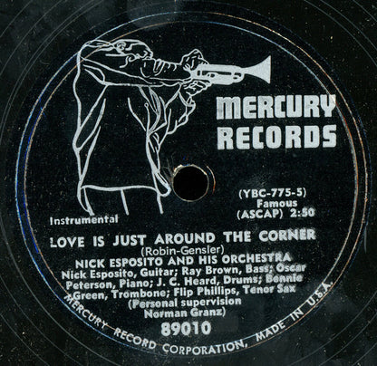 Nick Esposito (2) : Empty Ballroom Blues / Love Is Just Around The Corner (10")