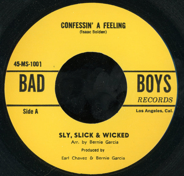 Sly, Slick & Wicked : Confessin' A Feeling (7")