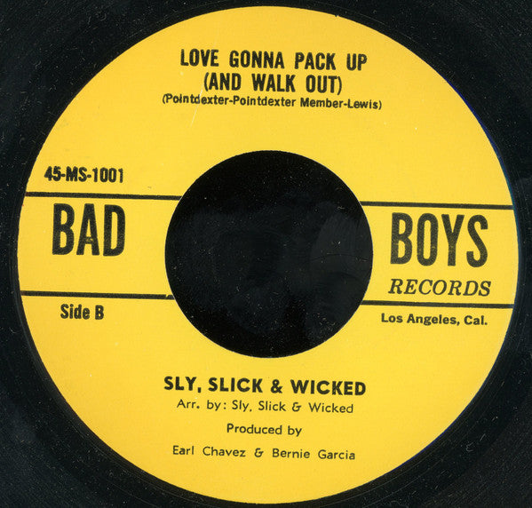 Sly, Slick & Wicked : Confessin' A Feeling (7")