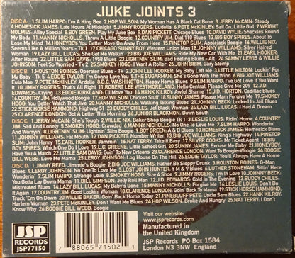 Various : Juke Joints 3 (Tough Music From Tough Times) (4xCD, Comp)