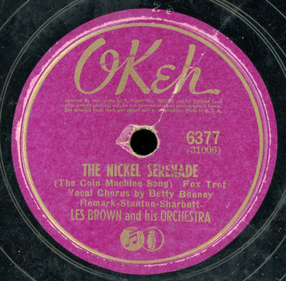 Les Brown And His Orchestra : Joltin' Joe Di Maggio / The Nickel Serenade (The Coin Machine Song) (Shellac, 10")