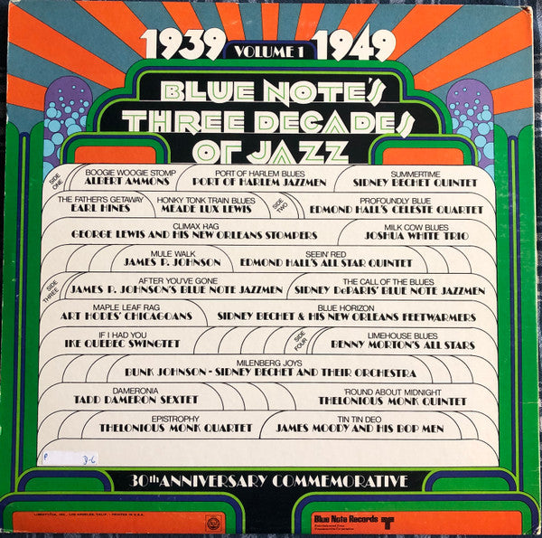 Various : Blue Note's Three Decades Of Jazz - Volume 1 - 1939 - 1949 (2xLP, Comp)