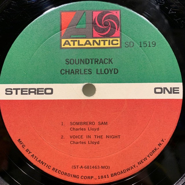Charles Lloyd : Soundtrack (LP, Album, Mon)