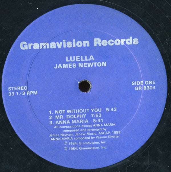 James Newton (2) : Luella (LP, Album)