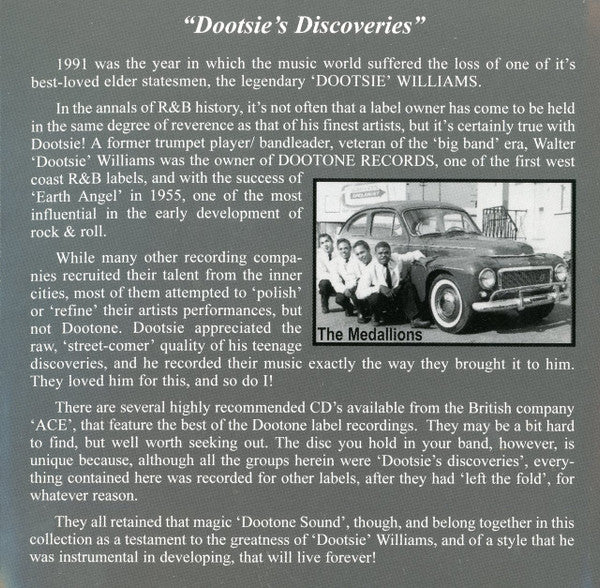 Various : Dootsie's Discoveries (CD, Comp, Mono)