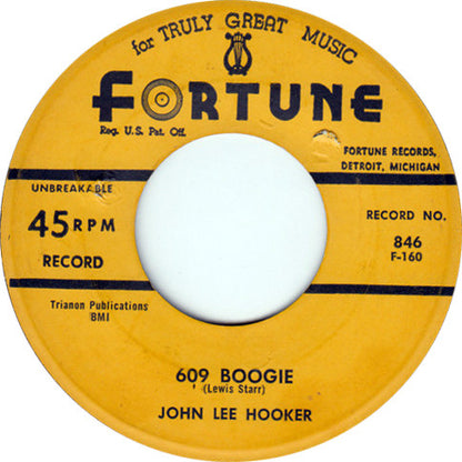 John Lee Hooker : 609 Boogie (7")