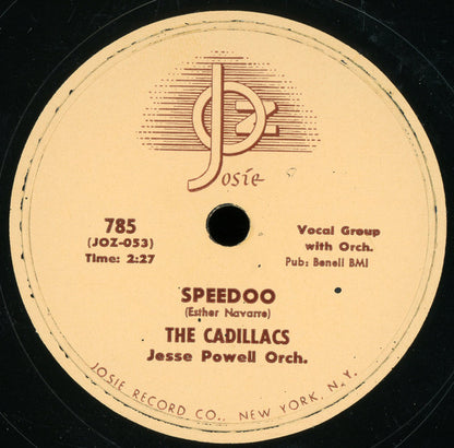 The Cadillacs : Speedoo / Let Me Explain (Shellac, 10")