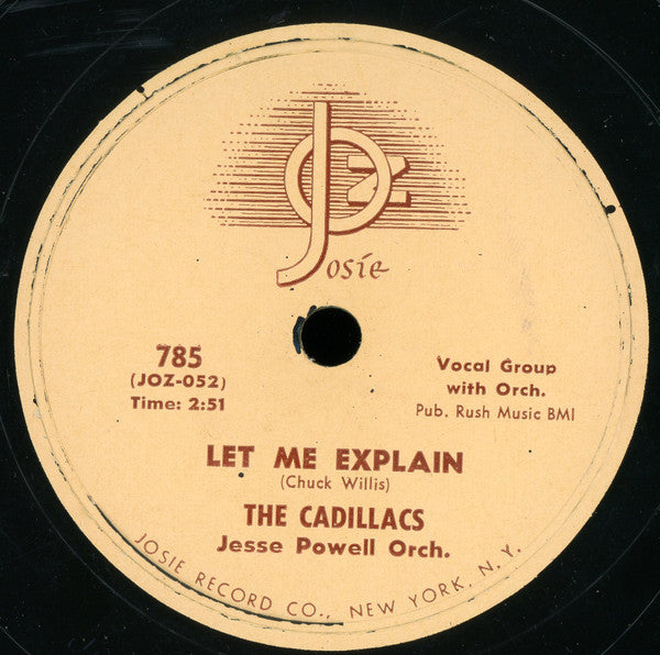 The Cadillacs : Speedoo / Let Me Explain (Shellac, 10")