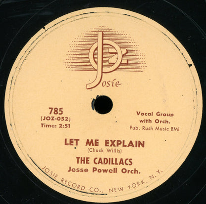 The Cadillacs : Speedoo / Let Me Explain (Shellac, 10")